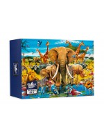 Мини пъзел Black Sea Puzzles от 54 части - Животът в Саваната