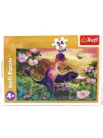 Мини пъзел Trefl от 54 части - Страхотни динозаври, асортимент