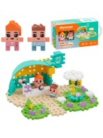 Мини вафлен конструктор Marioinex - Градски център, кафене, 80 части Мини вафлен конструктор Marioinex - Градски център, кафене, 80 части