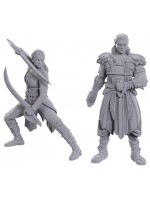 Миниатюра Wizkids Games: Dungeons & Dragons Baldur's Gate 3 Special Edition - Jaheira & Halsin (Nolzur's Marvelous Unpainted Miniatures)
