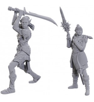 Миниатюра Wizkids Games: Dungeons & Dragons Baldur's Gate 3 Special Edition - Lae'zel & Shadowheart (Nolzur's Marvelous Unpainted Miniatures)