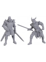 Миниатюра Wizkids Games: Dungeons & Dragons Baldur's Gate 3 Special Edition - Ulder Ravengard & Zevlor (Nolzur's Marvelous Unpainted Miniatures)