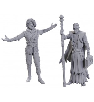 Миниатюра Wizkids Games: Dungeons & Dragons Baldur's Gate 3 Special Edition - Volo & Withers (Nolzur's Marvelous Unpainted Miniatures)