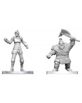 Миниатюра Wizkids Games: Dungeons & Dragons - Cultist of Bane & Dwarf Zhentilar (Nolzur's Marvelous Unpainted Miniatures)