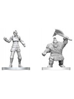 Миниатюра Wizkids Games: Dungeons & Dragons - Cultist of Bane & Dwarf Zhentilar (Nolzur's Marvelous Unpainted Miniatures)
