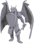 Миниатюра Wizkids Games: Dungeons & Dragons - Dragonborn of Bahamut (Nolzur's Marvelous Unpainted Miniatures)