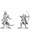 Миниатюра Wizkids Games: Dungeons & Dragons - Elf Ranger & Dragonborn Monk (Nolzur's Marvelous Unpainted Miniatures)