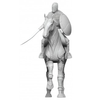 Миниатюра Wizkids Games: Dungeons & Dragons - Nimblewright Steed with Rider (Nolzur's Marvelous Unpainted Miniatures)