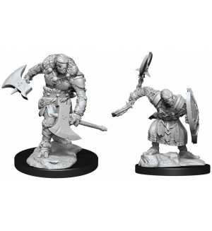 Миниатюра Wizkids Games: Dungeons & Dragons - Warforged Barbarian (Nolzur's Marvelous Unpainted Miniatures)