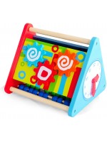 Многофункционална дървена играчка Acool Toy - С триъгълна форма