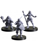 Модел The Witcher: Miniatures Classes 1 (Mage, Craftsman, Man-at-Arms)