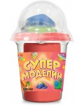 Моделин Пясъчко - С фигурки за оформяне, 100 g, червен