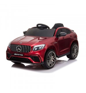 Акумулаторен джип Moni - Mercedes GLC 63 S AMG, червен металик