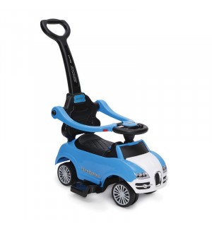 Moni Детска кола за бутане Rider QC2281 Синя