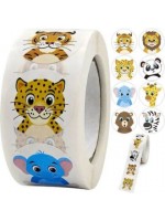 Mотивационни стикери за деца Kruzzel - 500 броя, животни Mотивационни стикери за деца Kruzzel - 500 броя, животни