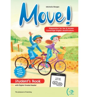 Move! Student's Book A1 + Digital Book / Английски език - ниво A1: Изпитни материали + онлайн ресурси