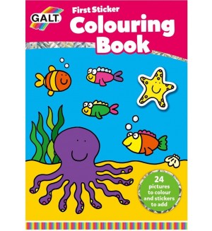 Моята първа книжка за оцветяване Galt – Със стикери
