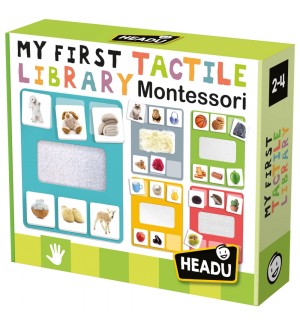 Моята първа тактилна библиотека Headu Montessori