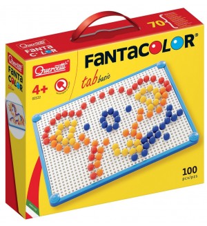 Мозайка от 100 части Quercetti – Fantacolor Basic