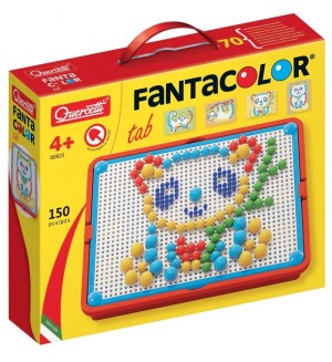 Мозайка от 100 части Quercetti – Fantacolor Portable Small