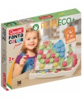 Мозайка Quercetti - Fantacolor Junior Play Eco, 58 части