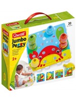 Мозайка Quercetti - Jumbo Peggy, 20 части