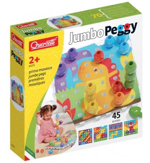 Мозайка Quercetti - Jumbo Peggy, 45 части