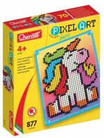 Мозайка Quercetti Pixel Art Basic - Еднорог, 877 части