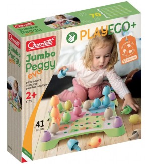 Мозайка Quercetti Play Eco - Jumbo Peggy Evo, 41 части