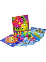 Мозайка Raya Toys - Със закачащи се гъбки