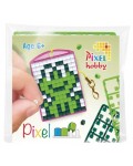 Мозайка с пиксели Pixelhobby - Ключодържател с жабка