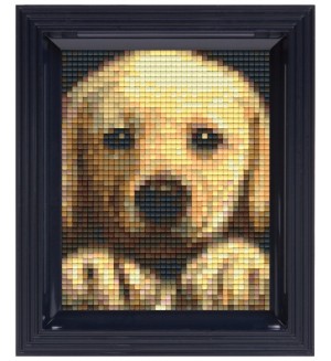 Мозайка с рамка Pixelhobby - Куче Голдън Ретривър, комплект с пиксели Classic