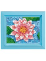 Мозайка с рамка Pixelhobby - Лотос, комплект с пиксели Classic