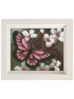 Мозайка с рамка Pixelhobby - Пеперуда, комплект с пиксели Classic