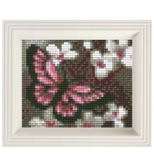 Мозайка с рамка Pixelhobby - Пеперуда, комплект с пиксели Classic