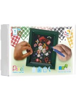 Мозайка с рамка Pixelhobby - Цветя на Ян Давидс де Хем, комплект с пиксели Classic