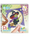 Мозайка с рамка Pixelhobby - Вещица, комплект с пиксели Classic