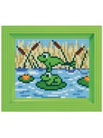 Мозайка с рамка Pixelhobby - Жабки, комплект с пиксели Classic