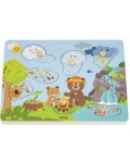 Музикален дървен пъзел Viga Toys - Природа
