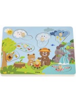 Музикален дървен пъзел Viga Toys - Природа
