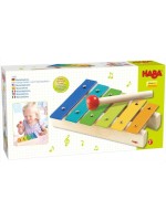 Музикален комплект Haba - Металофон и книжка с 11 песни Музикален комплект Haba - Металофон и книжка с 11 песни