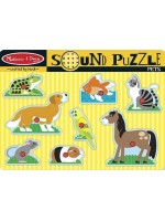 Музикален пъзел Melissa and Doug - Звуци на домашни животни