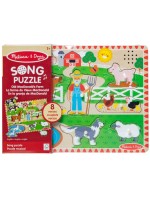 Музикален пъзел Melissa & Doug - Old MacDonald's Farm Song, 8 части