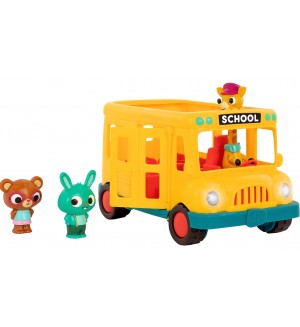 Музикална играчка Battat - Училищен автобус