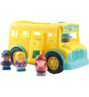 Музикална играчка PlayGo - Училищен автобус с фигури Музикална играчка PlayGo - Училищен автобус с фигури