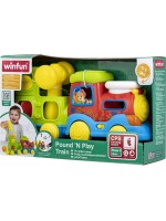 Музикална играчка WinFun - Влакче за дърпане