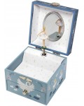 Музикална кутия с чекмедже Trousselier - Балерината и лебеда