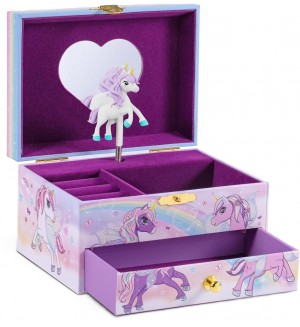 Музикална кутия за бижута Craze - Еднорог