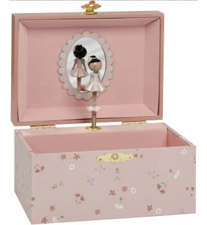 Музикална кутия за бижута Little Dutch Pink Flowers - Evi