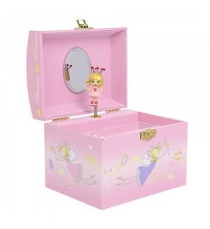 Музикална кутия за бижута с дръжка Trousselier - Принцеса – с фигура на Принцеса 